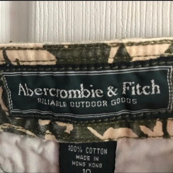 Abercrombie sz 10 shorts green board short style - Picture 2 of 7